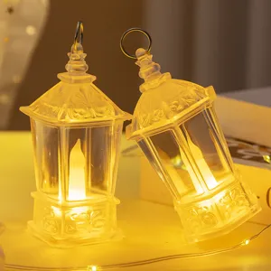 Decoratieve LED kristallen windlichten met warm kaarslicht voor sfeer