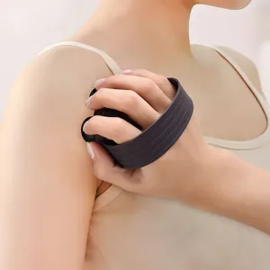 Hölzerne Handgehaltene Meridian Massagebürste Mit Sieben Rollenden Metallkugeln Für Körper Rücken Und Bauch Entspannung