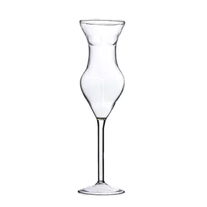 Kreatives Kristallglas menschlicher Körper Rotwein Glas elegante Frauen Form Kelch Bar