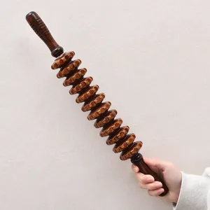 Houten massage roller stick voor rug nek en spierontspanning maderotherapie lichaamstool