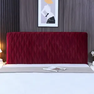 Fodera per testata letto in velluto ispessito copertura completa anticollisione protezione letto