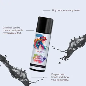 Temporäres Haarspray 85ml deckt graues Haar leicht ab für stylische und lebendige Frisuren.