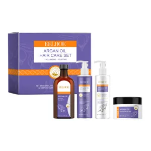 EELHOE Argan Oil Hair Care Set Nourishing Hydrating Shampoo Conditioner Mask 100ml