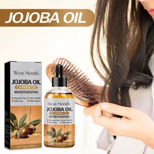 West Month jojoba oil 120g organic cold pressed hair care moisturizing carrier oil