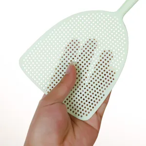 Paletta acchiappamosche in plastica spessa e durevole con manico lungo e rete densa.