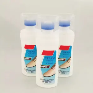 Detergente per scarpe bianche crema lucido liquido potente cura sbiancante set di 3