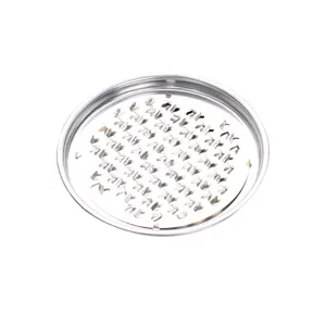 Stainless steel mosquito coil holder ash tray spike plate for daily home indoor use.