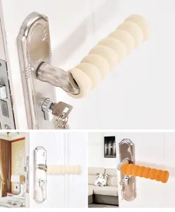 Door handle protective cover sponge spiral anti-collision anti-static handle sleeve protector