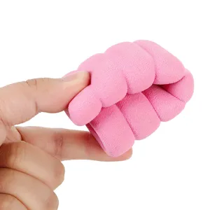 Pink foam door handle cover anti collision protector soft elastic grip protector for home use