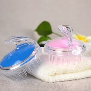 Silicone Scalp Massager Shampoo Brush Soft Hair Scrubber Scalp Exfoliator Hair Growth Bath Shower Brush For Head Care