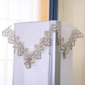 Lace air conditioner cover dustproof towel vertical cabinet cover decorative fabric
