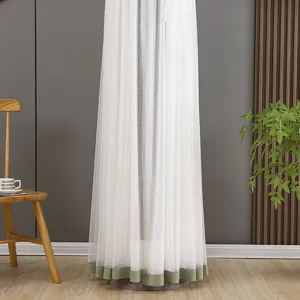 Vertical cylinder air conditioner cover white mesh dustproof protective sleeve for home decor.