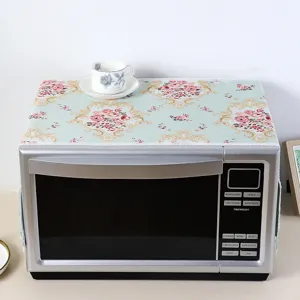 European vintage floral lace microwave dust cover kitchen appliance protective cloth