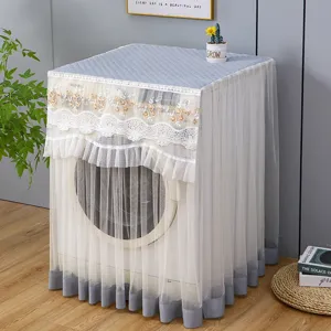 Fundadora de lavadora de encaje antipolvo proteccion solar cubierta frontal lavadora