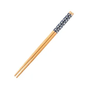 Bacchette di legno giapponesi con stampa di fiori di ciliegio, stoviglie da cucina in bambù