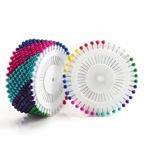 Bunte perlenkopf stecknadeln set rad fuer schneiderwerkzeuge diy naehzubehoer hauptbild