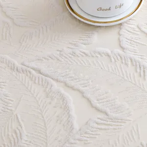 White lace fabric bedside table cover dust-proof cloth Nordic style small tablecloth
