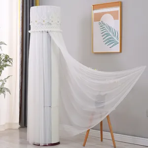 Copertura antipolvere per condizionatore verticale in pizzo, elegante design in rete