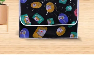 Funda antipolvo para lavadora impermeable con cremallera frontal para uso doméstico