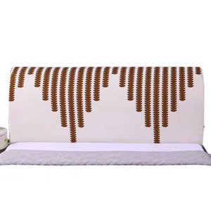 Copertura testata letto ciniglia elastica antipolvere protettore moderno design minimale