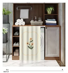 Waterproof washing machine dust cover blackout curtain balcony sunshade appliance protector