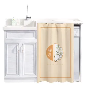 Washing machine sunshade cover balcony waterproof dustproof curtain heat insulation cloth
