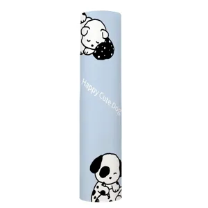 Vertical round air conditioner cover dustproof cartoon cute dog design protector 190cm