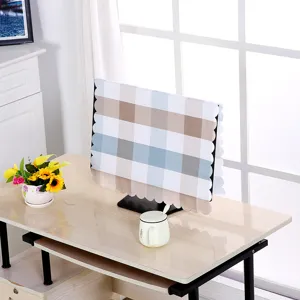 Simple fashion computer dust cover desktop LCD screen protective cover plaid fabric cover