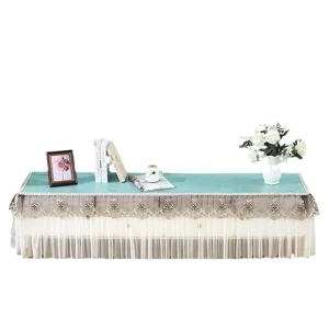 Cubierta antipolvo impermeable rectangular para mueble TV mantel textil para el hogar