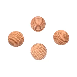Set di sfere da massaggio per mani in legno di faggio massiccio per allenamento e relax.