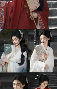 Traditionele Chinese klassieke waaier Hanfu fotografie rekwisieten draagbare danshofwaaier