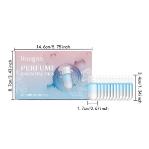 HOEGOA Coffret Huile Capillaire Parfumee Nourrissante Anti Frisottis Formule Legere Soin