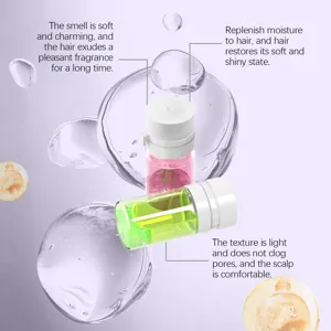 Huile capillaire parfumée essence pour soin des cheveux lisses et nourrissants formule légère hyd.