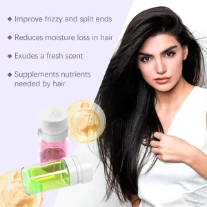Huile de soin capillaire nourrissante et hydratante pour pointes sèches au parfum frais