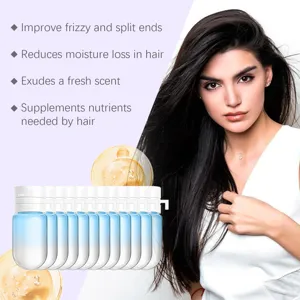 HOEGOA huile capillaire essence pour cheveux lisses, anti-frisottis et soin des pointes.
