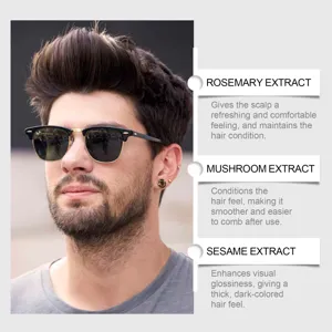 Herren Haarpflege Shampoo mit pflanzlichen Extrakten für erfrischte Kopfhaut und gesunde Haare.