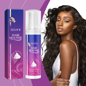 Eelhoe hair mousse for volume and styling, lightweight foam for all hair types 100ml.