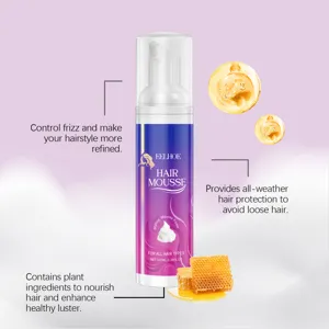EELHOE hair styling mousse for volume, frizz control, and long-lasting hold. 100ml bottle.