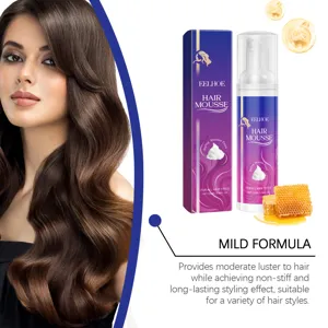 EELHOE hair styling mousse provides lightweight matte texture, volume and long lasting hold.