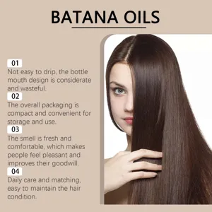 Batana Haaroel fuer beschaedigtes Haar, naehrend, glatt und krausungsfrei fuer natuerliches Haar.
