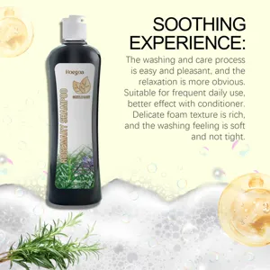 HOEGOA rosemary shampoo nourishes and repairs damaged hair, gentle daily care 120ml.