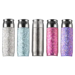Tasse Thermique en Titane Pur Double Paroi Isolé sous Vide Infuseur à Thé Bouteille d'Eau Avec Couvercle Magnétique Coffret Cadeau