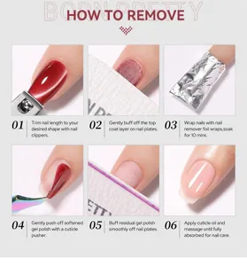 Detaillierte Schritt-für-Schritt-Anleitung zum sicheren Entfernen von Soak-Off-Gel-Nagellack