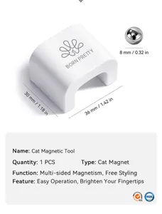 Born Pretty cat eye nail magnetic tool for professional styling with dimensions