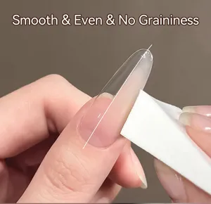 Close-up of UR SUGAR 4-in-1 nail gel polish application for a smooth gradient effect