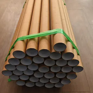 Kraft Paper Mailing Tubes Spiral Wound Cardboard Shipping Tube Small Diameter Round Paper Core For Documents Posters Storage