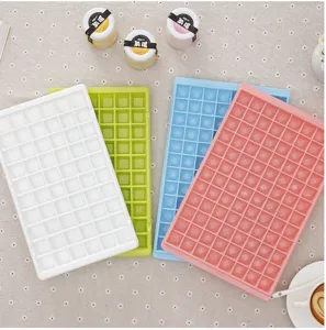 Plastic ice cube tray multi grid mold for home kitchen DIY freezing drinks and whiskey.