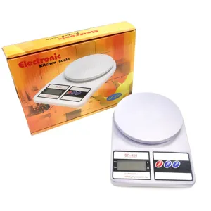 Balance de cuisine électronique de haute précision avec capacité de 10kg et affichage LCD.