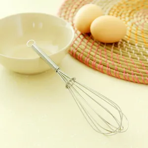 Frusta manuale in acciaio inossidabile mini sbattitore uova manico molla utensile cucina