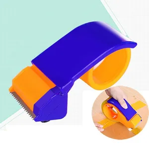 Handige Kunststof Tape Dispenser Doos Verzegeling Snijder Gereedschap Transparante Verpakkingsmachine Voor Kantoor